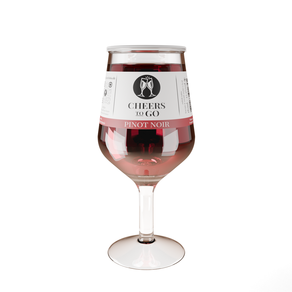 Cheers To Go Pinot Noir Wein mit Stiel
