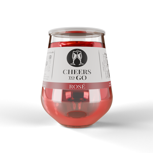 Cheers To Go Rose Wein ohne Stiel