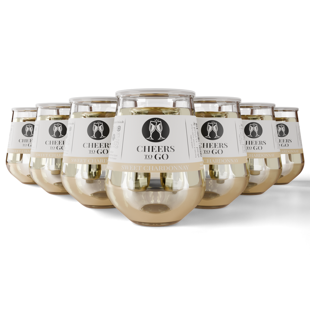 Cheers To Go sweet Chardonnay Weine Multi-Pack
